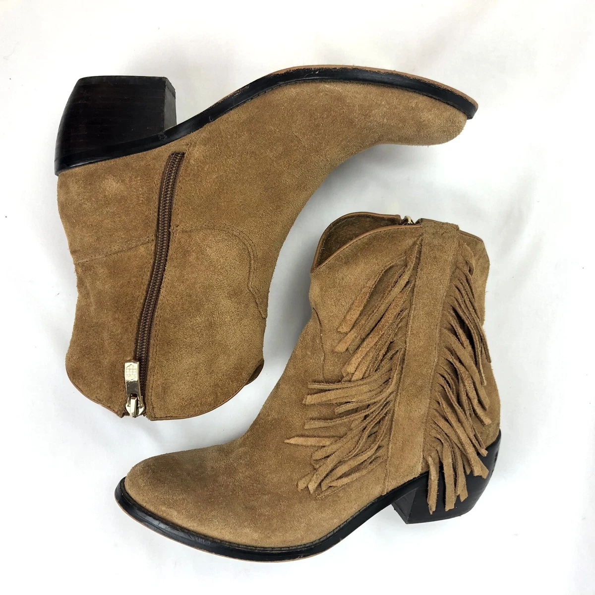 Vince camuto fringe clearance boots