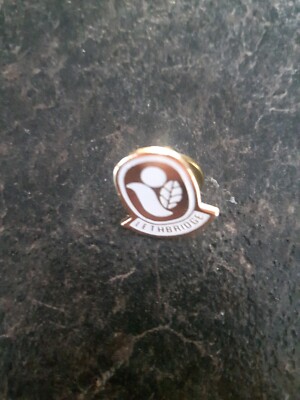 Lethbridge Alberta Lapel Pin Pinback FREE COMBINED SHIPPING