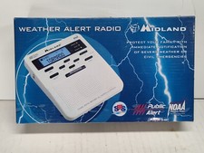 Midland WR-100 All Hazards Alert Weather Radio NOAA Storm Warning, New 