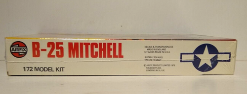 AirFix B-25 Mitchell WWII Bomber 1/72 Scale Model Kit Factory Sealed Military - Bild 2 von 4