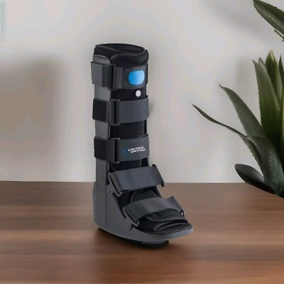 United Ortho Air Cam Walker Fracture Boot SMALL, Black Long Tall Top