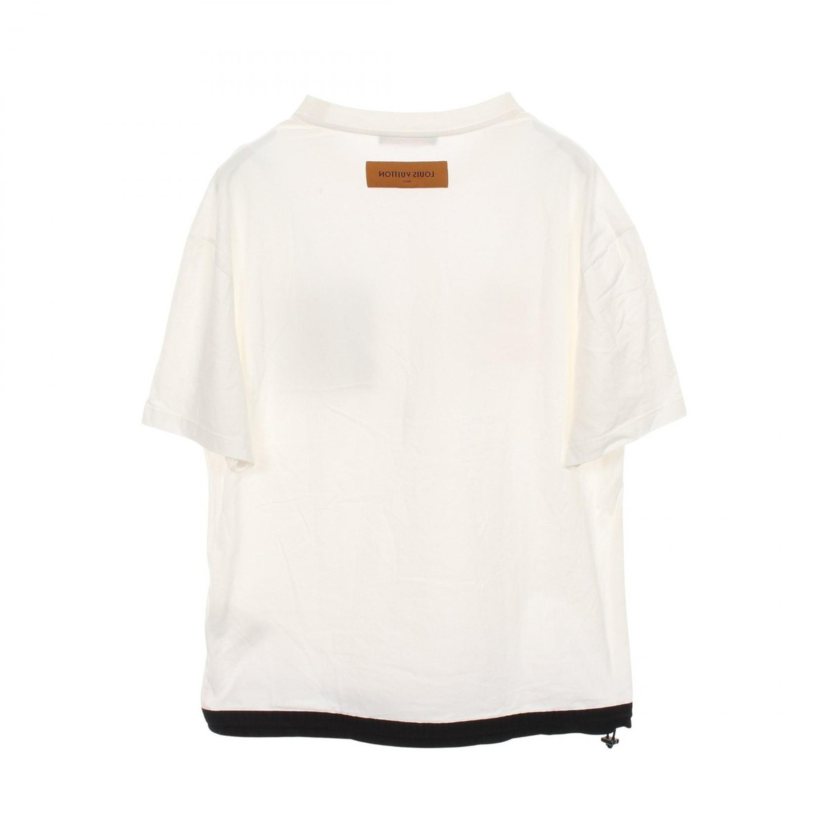 LOUIS VUITTON Hybrid Cotton T-shirt Tops RM232M NPG HPY10W White