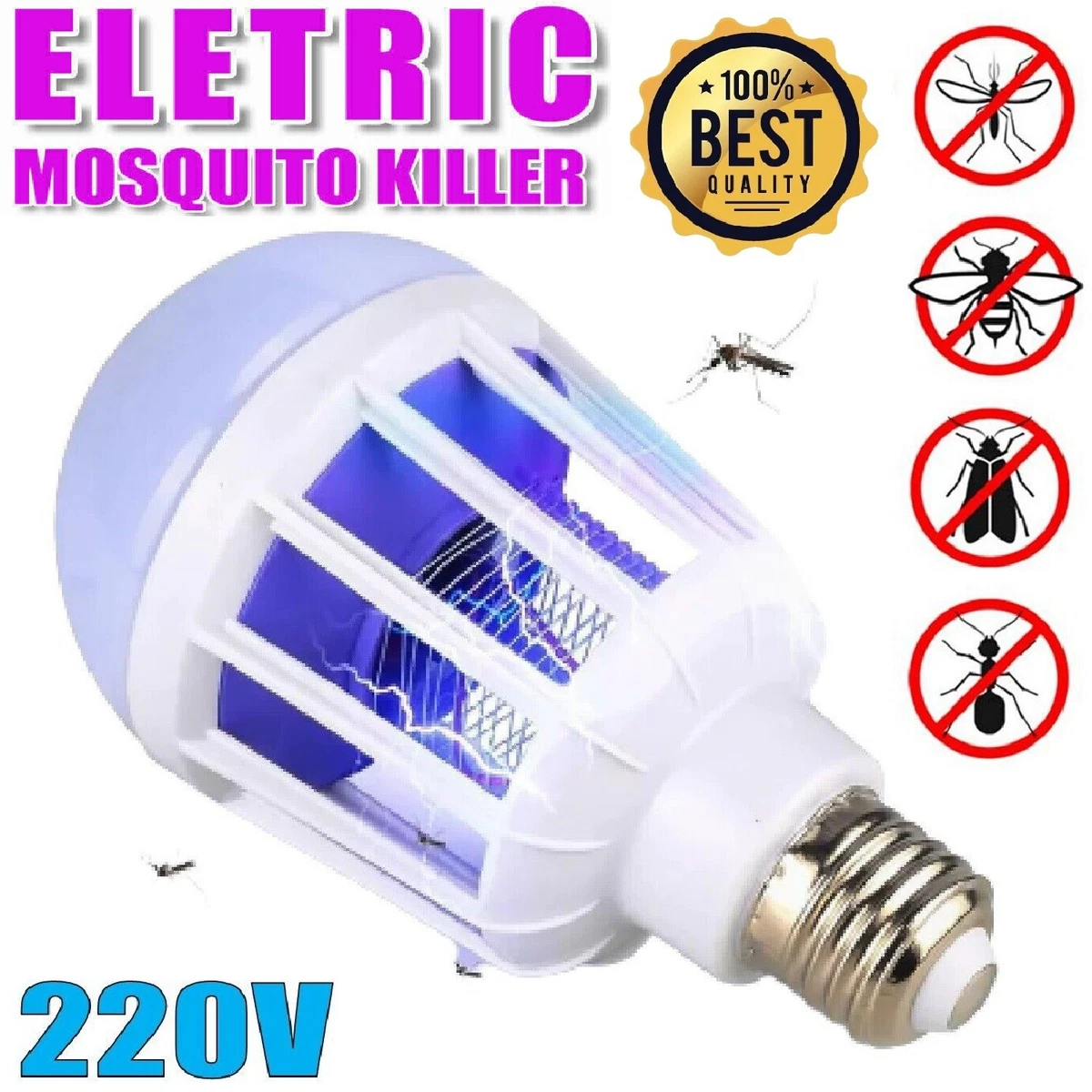 Insect clearance killer bulb