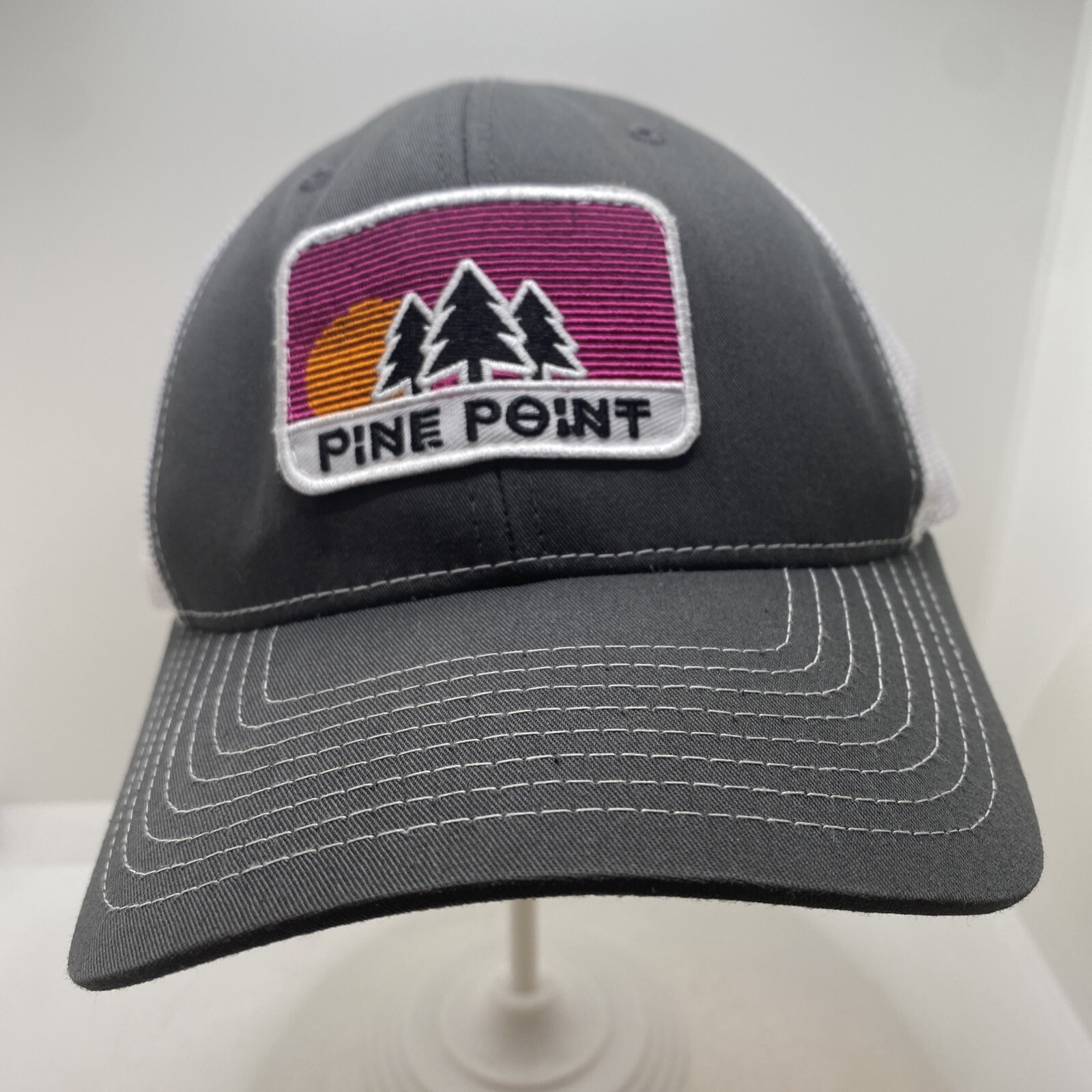 Pine Point Trucker Snapback Hat EUC Super Fast Sh… - image 1