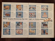 1955 Christmas Toys Wishlist, Mr Potato Head, Disney Tinker Bell, Monopoly 