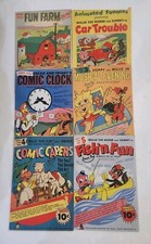 6 Fawcett Paper Toys with Envelopes. The Dime Line. Never Used Original Toys