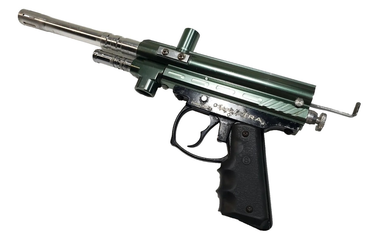 Green Spyder Xtra Metal Trigger Grip Frame Semi Auto Paintball Gun