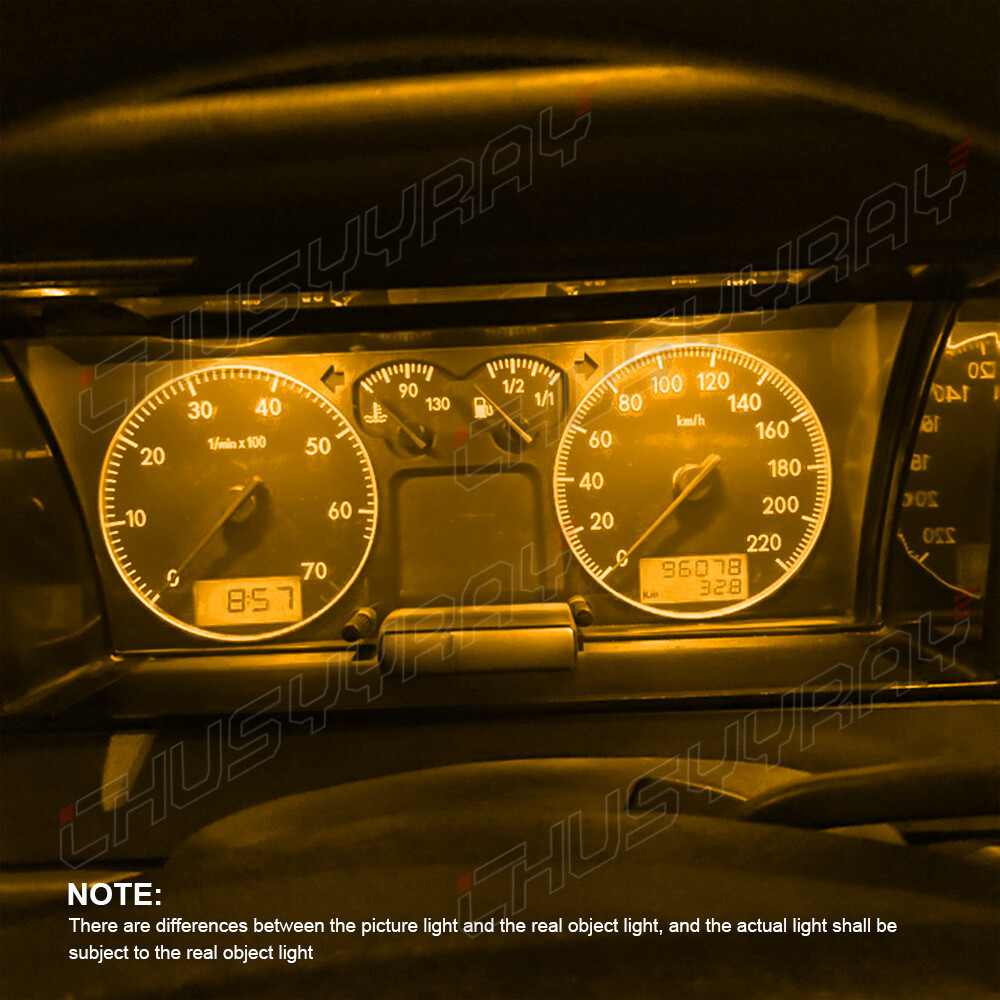Dash Instrument Cluster Gauge Yellow LEDs Lights Kit Fit 19952004