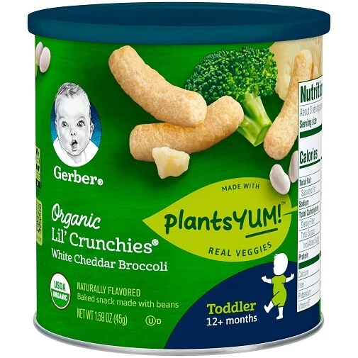 Gerber lil crunchies organic sales