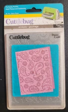 CUTTLEBUG  Provo Craft Perfectly Paisley A2 Embossing Folder 37-1619