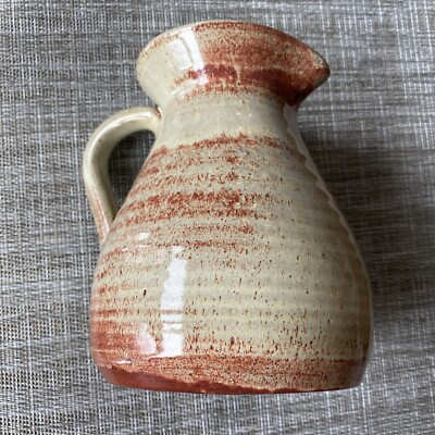 #ad Vintage Lakota Sioux Pine Ridge Pottery Pitcher Olive Cottier Signed $48.00