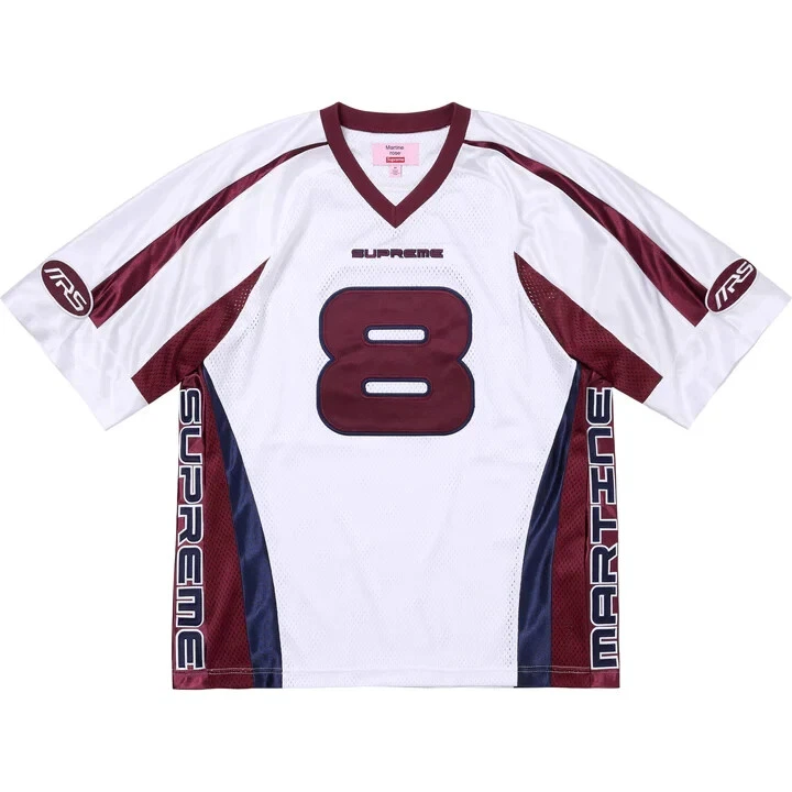 Maillot de football Supreme Martine Rose   Blanc   XXL   Prêt à être expédié