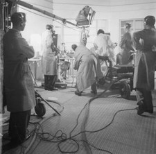 Member of a television crew at Radio Olympia 1936 Old Photo