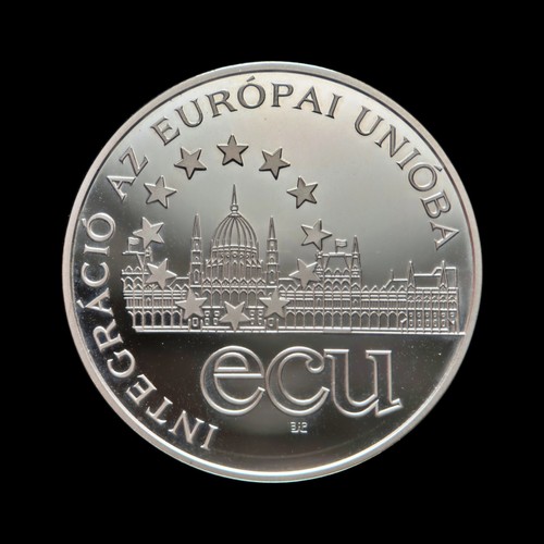 HUNGARY. 1995, 1000 Forint, Silver - FIFA World Cup, France '98, ⚽️ RARE - Picture 6 of 8