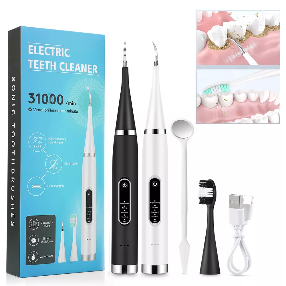 Electric clearance tooth cleaner