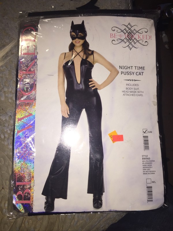 Be wicked nighttime pussy cat Halloween costume size small