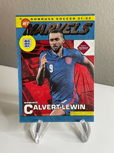 Dominic Calvert-Lewin NET MARVELS 2021-22 Panini Donruss Soccer World Cup Qatar - Picture 1 of 2