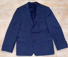 Michael Kors Blue Plaid Boys Jacket 12R