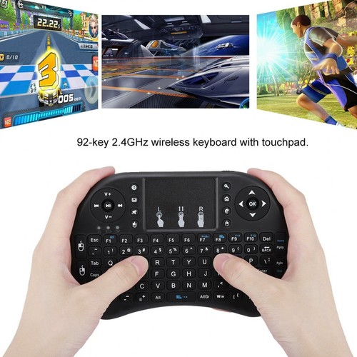 Mini Wireless Keyboard 2.4GHz Portable Keyboard Wireless Gaming Keyboard With - Zdjęcie 5 z 10
