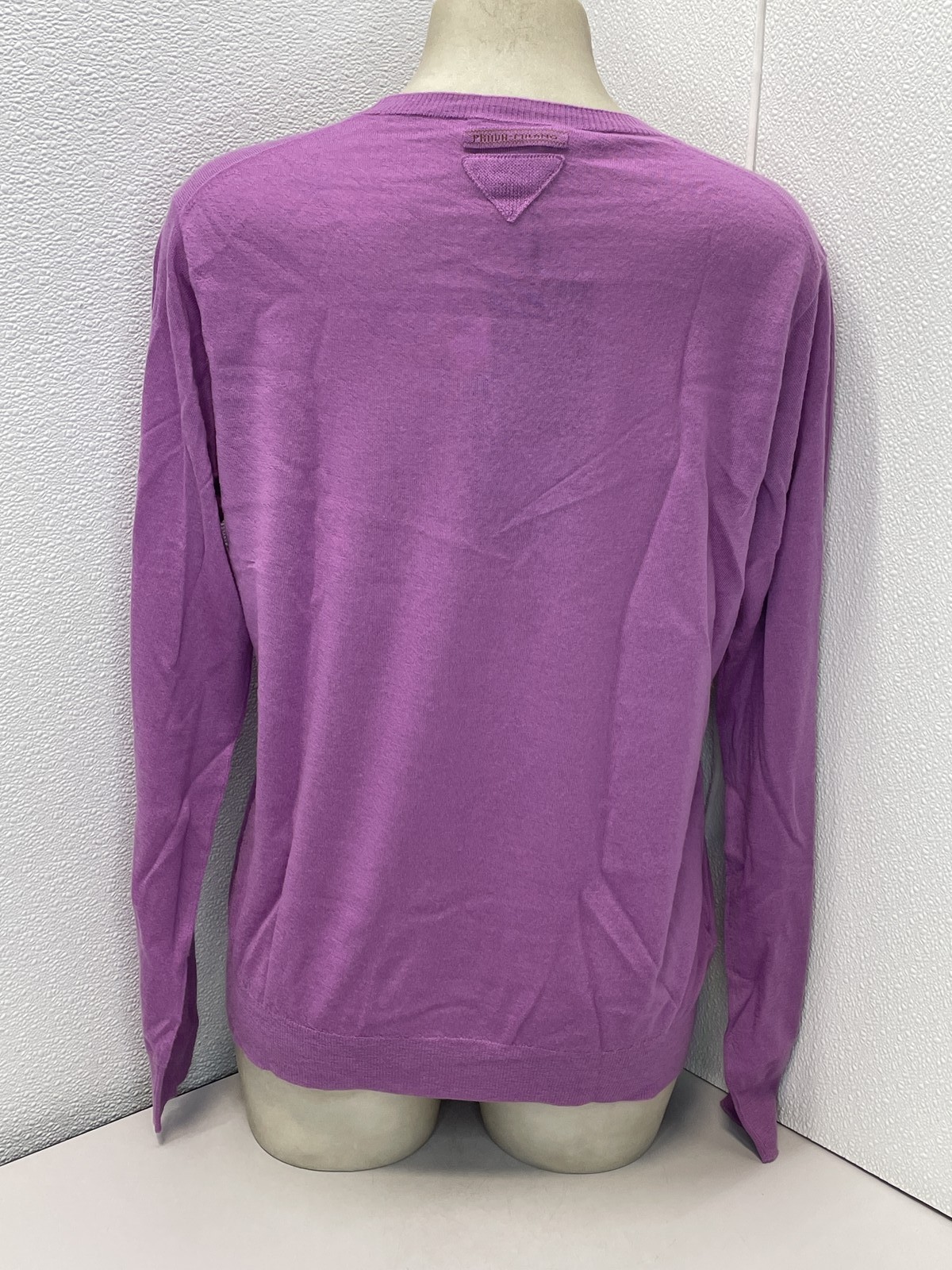 Prada Women's Sweater Superfine Cashmere Pullover Size 42/US 6 Purple thumbnail 11