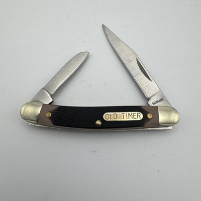 NOS Schrade Old Timer 1040T Mighty Mite 2 Blade Small Folding