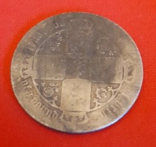 Extremely Worn Gothic Florin Queen Victoria Silver Florin (2 Shillings) £16 Melt