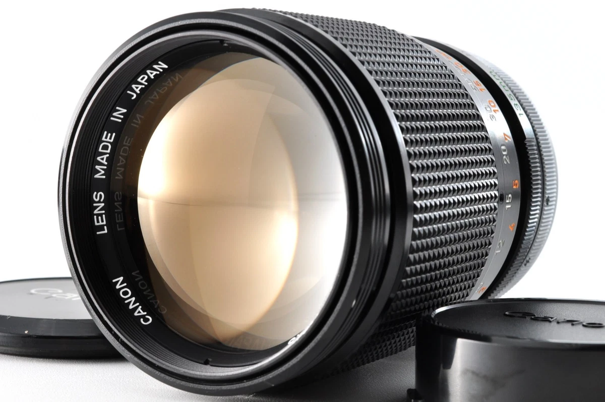 25+ Canon FD Camera Lenses 135mm Focal f/2.5 Maximum Aperture for