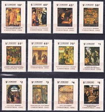 W SAINT-VINCENT 1713-1724 CHRISTMAS PAINTINGS