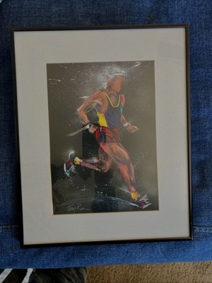 Terry Rose The Joy Of Running Framed Print
