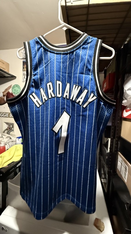 Swingman Mitchell & Ness Orlando Magic Anfernee Hardaway #1 Jersey Blue Size M