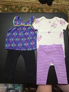 Girls Sz 12m Lot Of 2 Outfit