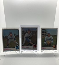 1973 O-Pee-Chee Dodgers Lot (3) Sutton #10 Osteen #490 Dietz #442