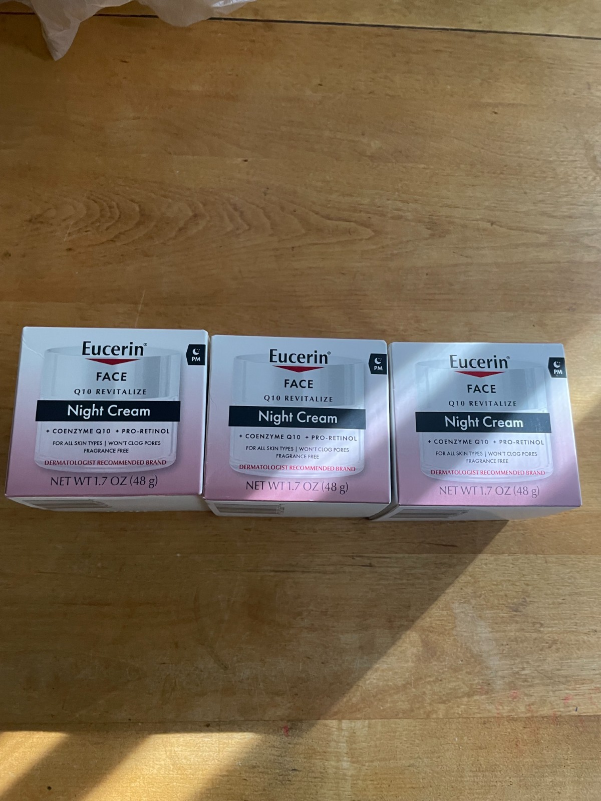 Eucerin Q10 Revitalizing Fragrance-Free Night Face Cream 1.7oz