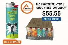 BIC Pocket Lighters, Fashion Assorted Colors, 20-Pack of Lighters (Colors May