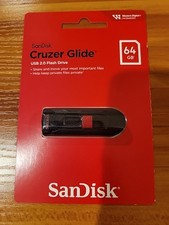 SanDisk Cruzer Glide USB 2.0 Flash Drive 64GB A46C