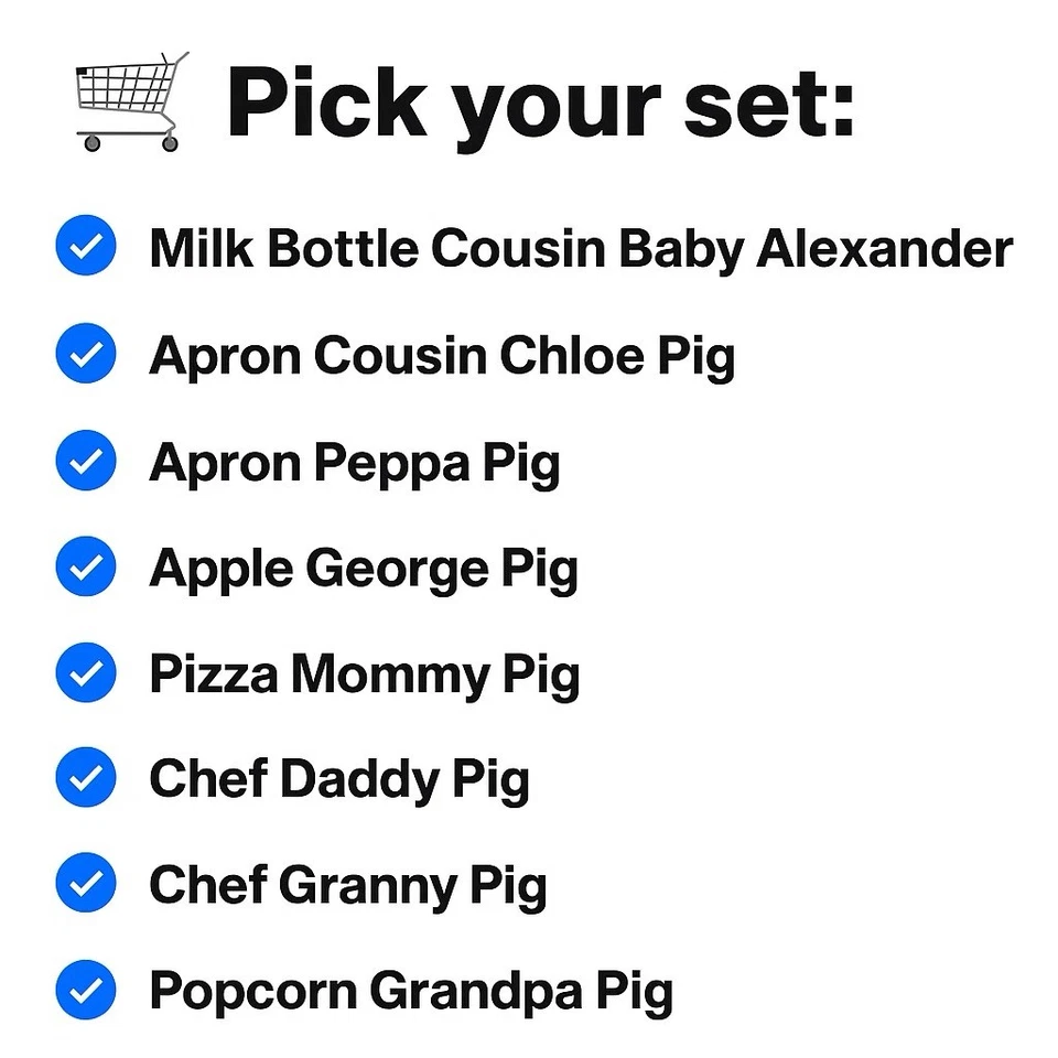 🎯Juego de cocina Peppa Pig: Chef Granny & Grandpa, Chloe, Baby Alexander, Core 4 Foto 2 de 4