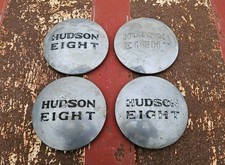 Set Of 4 1936 Hudson Eight Hubcaps Hub Caps 8 Special Deluxe Custom 64 Stratton Set Of 4 1936 Hudson Eight Hubcaps Hub Caps 8 Special Deluxe Custom 64 Stratton