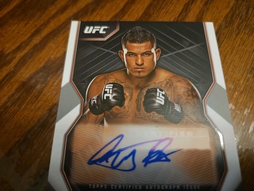 2015 Topps UFC Chronicles Autograph Insert Card Anthony Pettis #CA-AP Auto - Picture 2 of 6