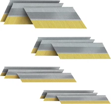 15 Gauge DA Angled Finish Nails, 34-Degree, 1200-Pack (2-1/2", 2", 1-1/2", 1-1/4