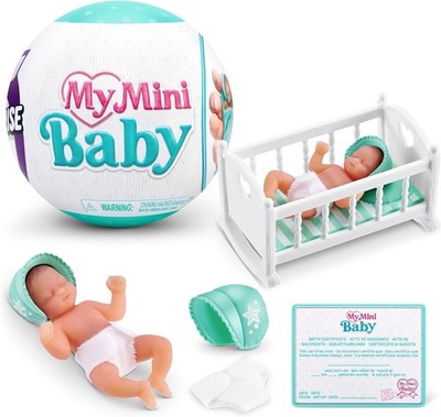 5 Surprise My Mini Baby Series 1 by ZURU, Collectible Mystery Capsule, Toy for G