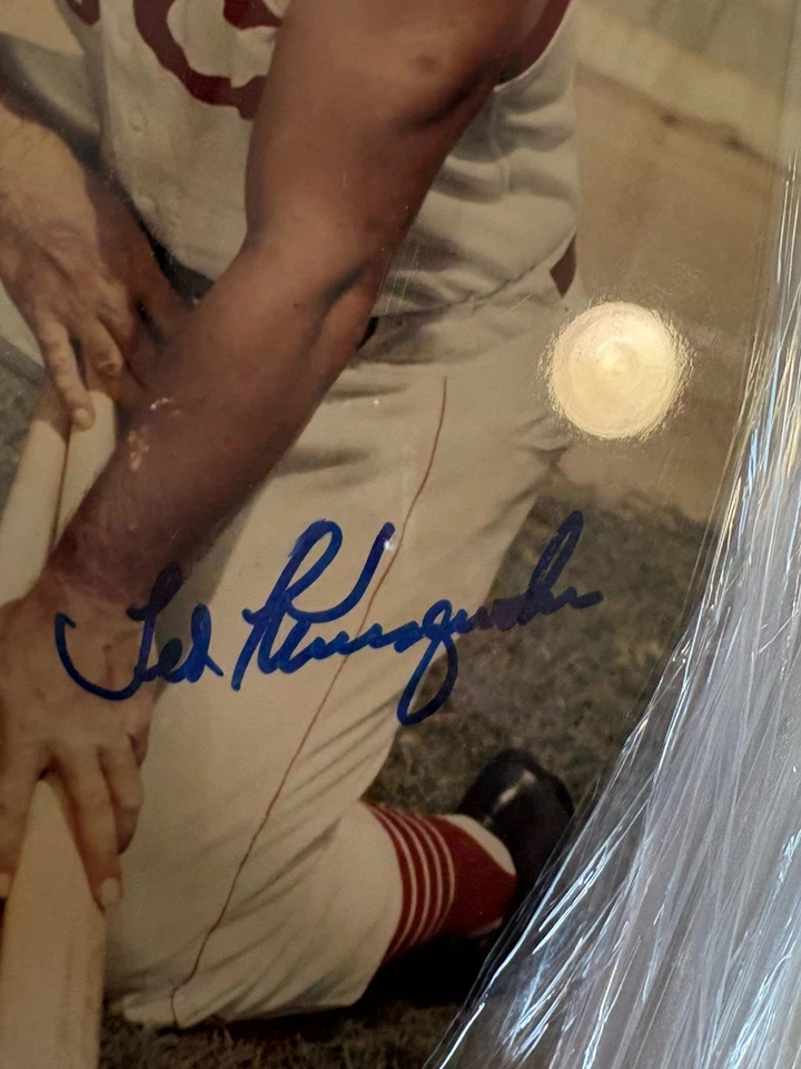 Ted Kluszewski PSA DNA Encapsulated 8x10 Signed Photo Cincinnati Reds Autograph - Image 2 of 3