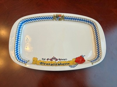 Seltmann Weiden Compact Platte Brotzeitplatte Servierplatte Bayern
