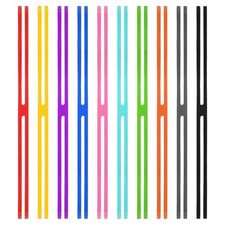 10 Pcs H Band 9 Inch Silicone Rubber Bands Assorted Color H-Band Silicones Band
