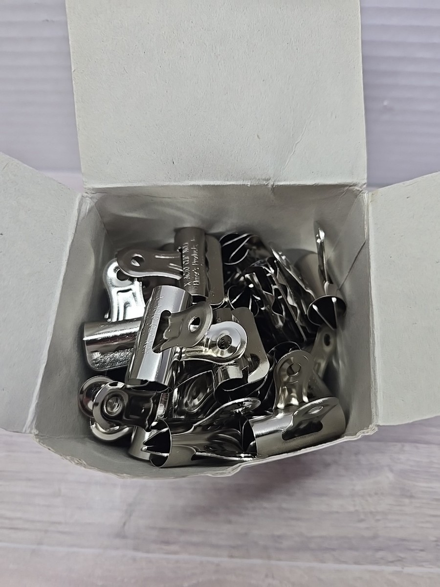 Boston Bulldog Clips 36, No. 1 Nickel plated steel X-acto. 1 1/4