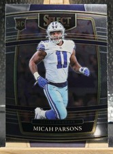 MICAH PARSONS RC 2021 Panini Select #85 CONCOURSE ROOKIE CARD Cowboys/Packers 
