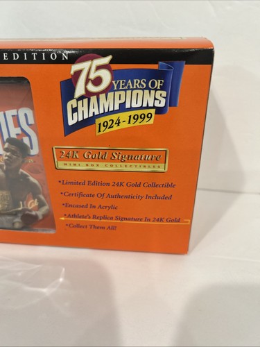 MUHAMMAD ALI MINI WHEATIES BOX 24k Gold Replica Signature 75th Anniversary - Picture 3 of 8