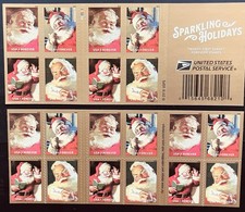 Replica of Santa Claus Stamps In 20 Forever Booklets MNH. Exact Copies.