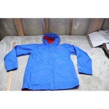 Columbia Jacket Boys Large Blue Watertight Waterproof Lightweight Pack Wind Rain
