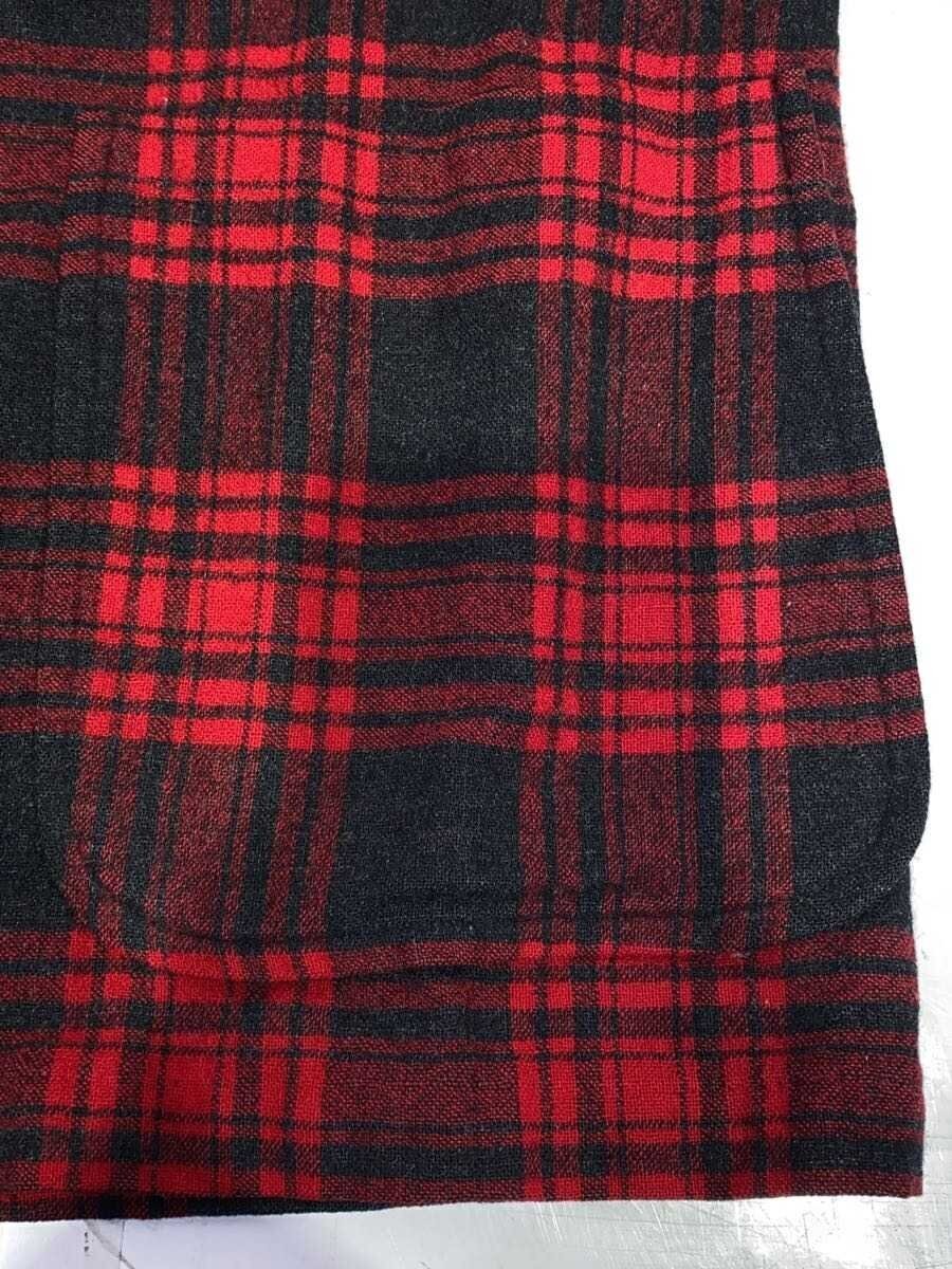 Pendleton Wool Check Shirt Jacket Red Tailored 40… - image 7