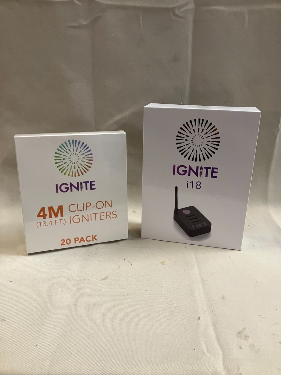 Ignite I18 fireworks firing system w/20 connectors for sale online